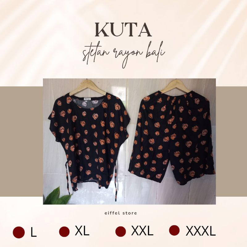 KUTA BAJU STELAN RAYON KHAS BALI JUMBO - EIFFEL STORE