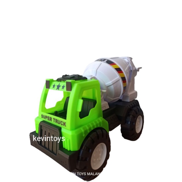 AK 86 MAINAN HEAVY TRUCK MIXER OPP / MAINAN MOBIL KONTRUKSI MOLEN SEDANG WARNA BAGUS KEVINTOYS