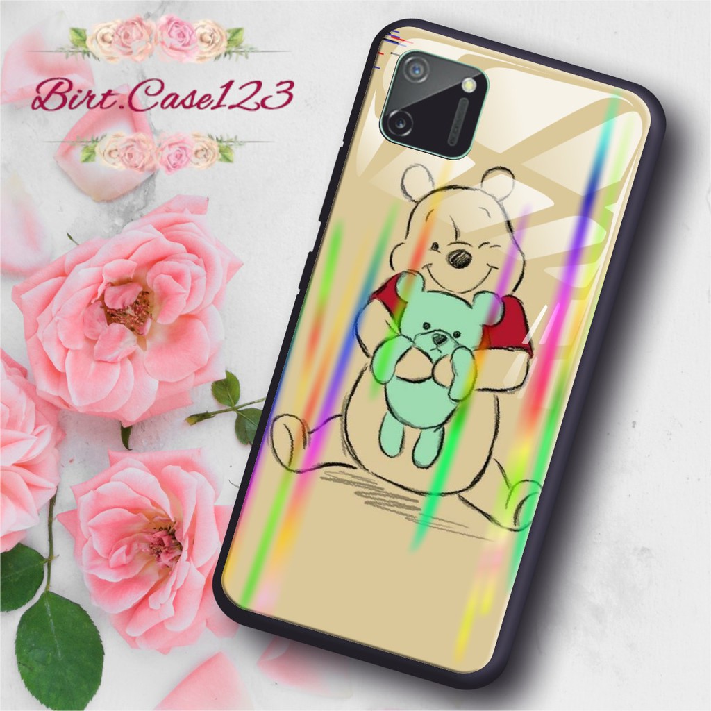 BC Case Gambar WINNIE THE POOH back case glass aurora vivo y91 y93 y95 y91c y71 y81 y12 y15 y17 y53