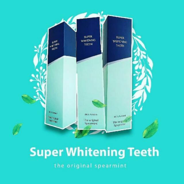 Super whitening teeth