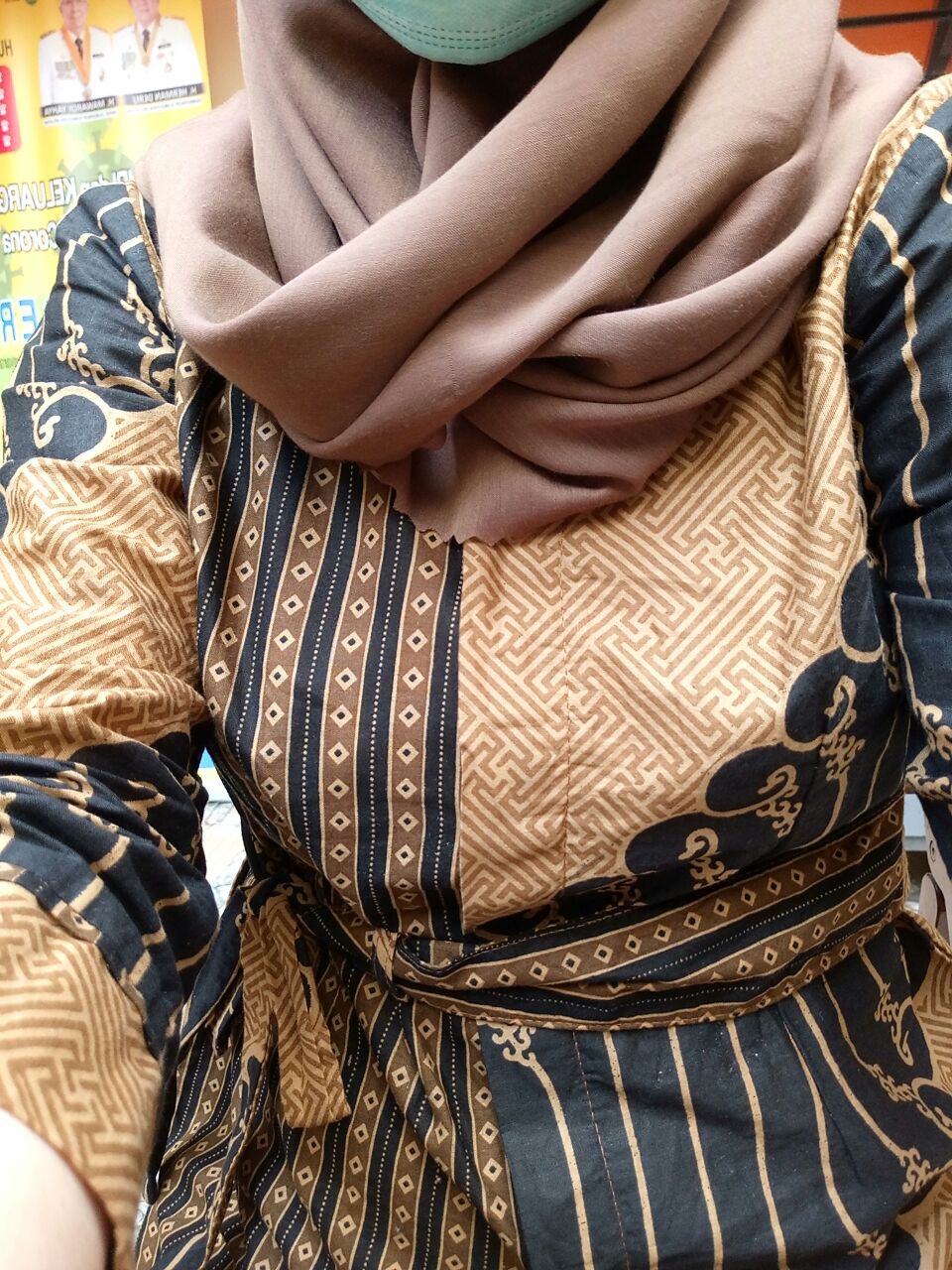 Batik Wanita Asj Sa Hrb026 Kenongo Kemeja Tosca Pendek