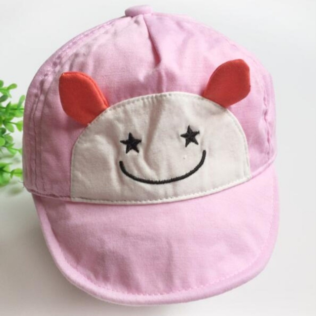 LIN8020 - TOPI ANAK MOTIF BERKARAKTER SMILE HELLO