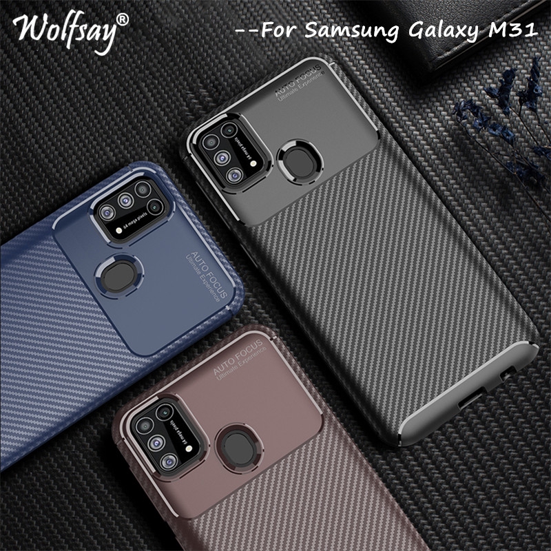 Samsung Galaxy M31 Phone Case Cover Bumper Karet Lunak Casing Shopee Indonesia
