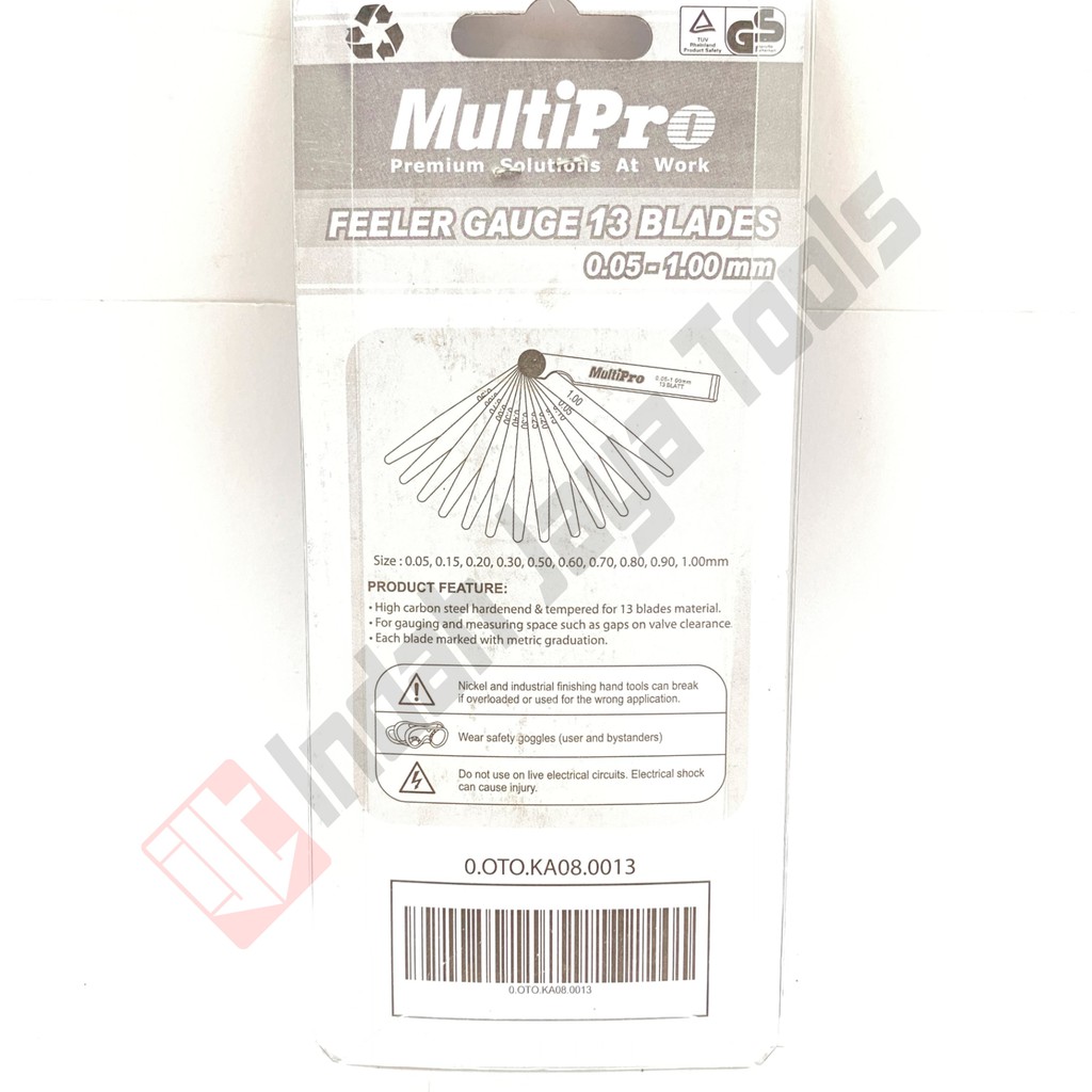 MULTIPRO Feeler Gauge 13 Pcs - Fuller