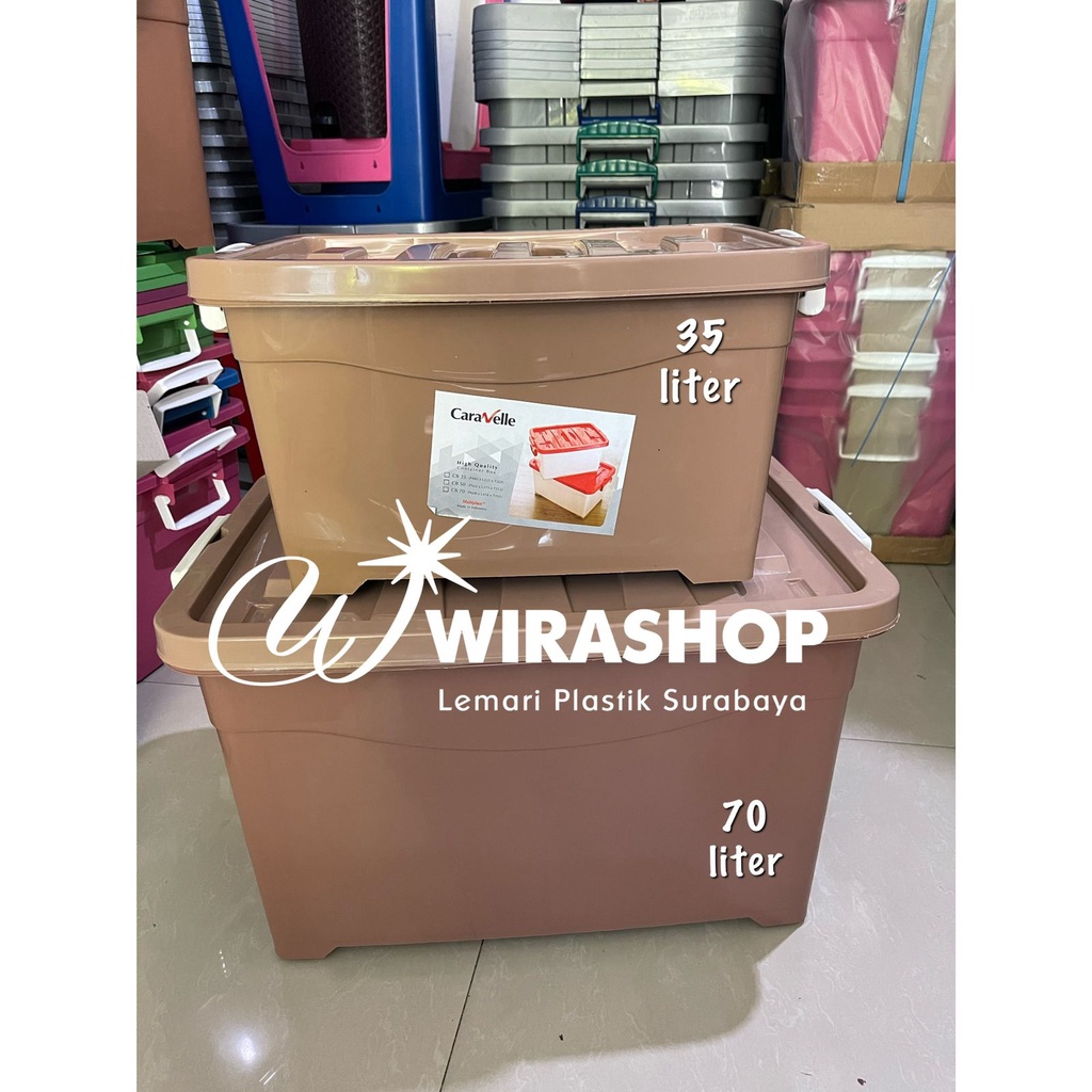 Container Box Careta 70 /  Continer Box careta caravelle 35 Liter Link Instan