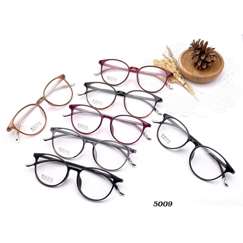 Demodas Frame KACAMATA LENTUR ( Photocromic Fotokromik Bluecromic photochromic potocromic fotocromic ) Lensa Bluechromic Photochromic Frame Kacamata Wanita Pria Minus Normal Silinder Plus Demodas Glasses DG5009