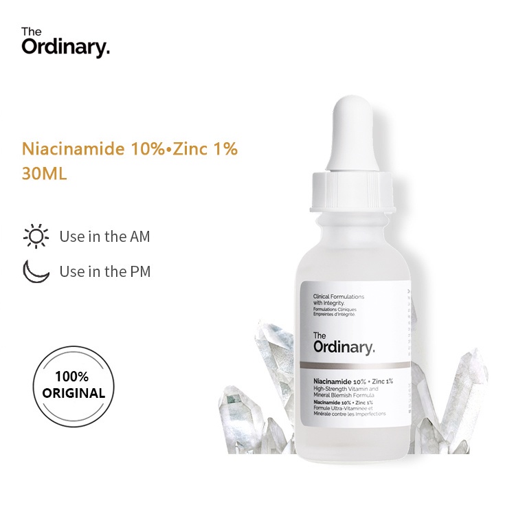 THE ORDINARY - Niacinamide 10% + Zinc 1% 30mL Acne Scars/ Bekas Jerawat