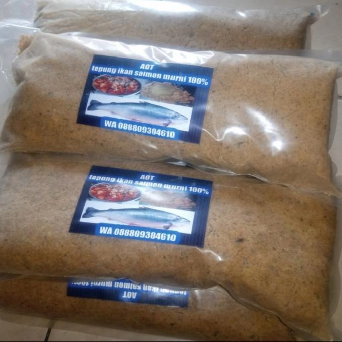 

TERBATAS tepung ikan salmon 100% murni 500gram