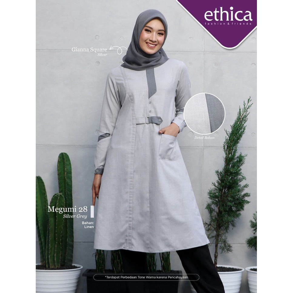 ATASAN ONLY ETHICA ORIGINAL MEGUMI 28 SILVER GREY ATASAN DEWASA ATASAN TRENDY ATASAN KEREN FASHIONAB