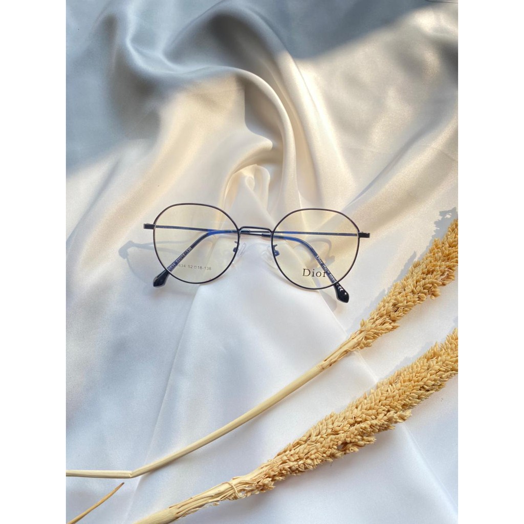 GROSIR Frame kacamata 6634 + case Size 52-18-138 Photocromic Bluray blucromic minus silinder