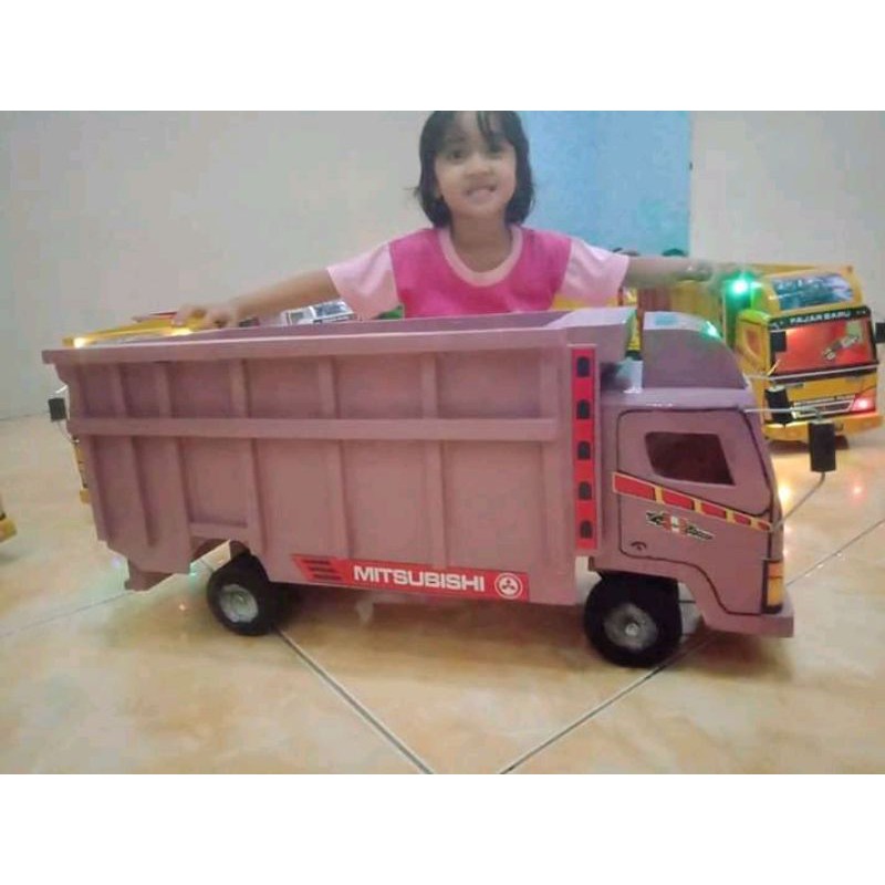 TRUK OLENG FUSO JUMBO UKURAN BESAR BAHAN KAYU BERKUALITAS