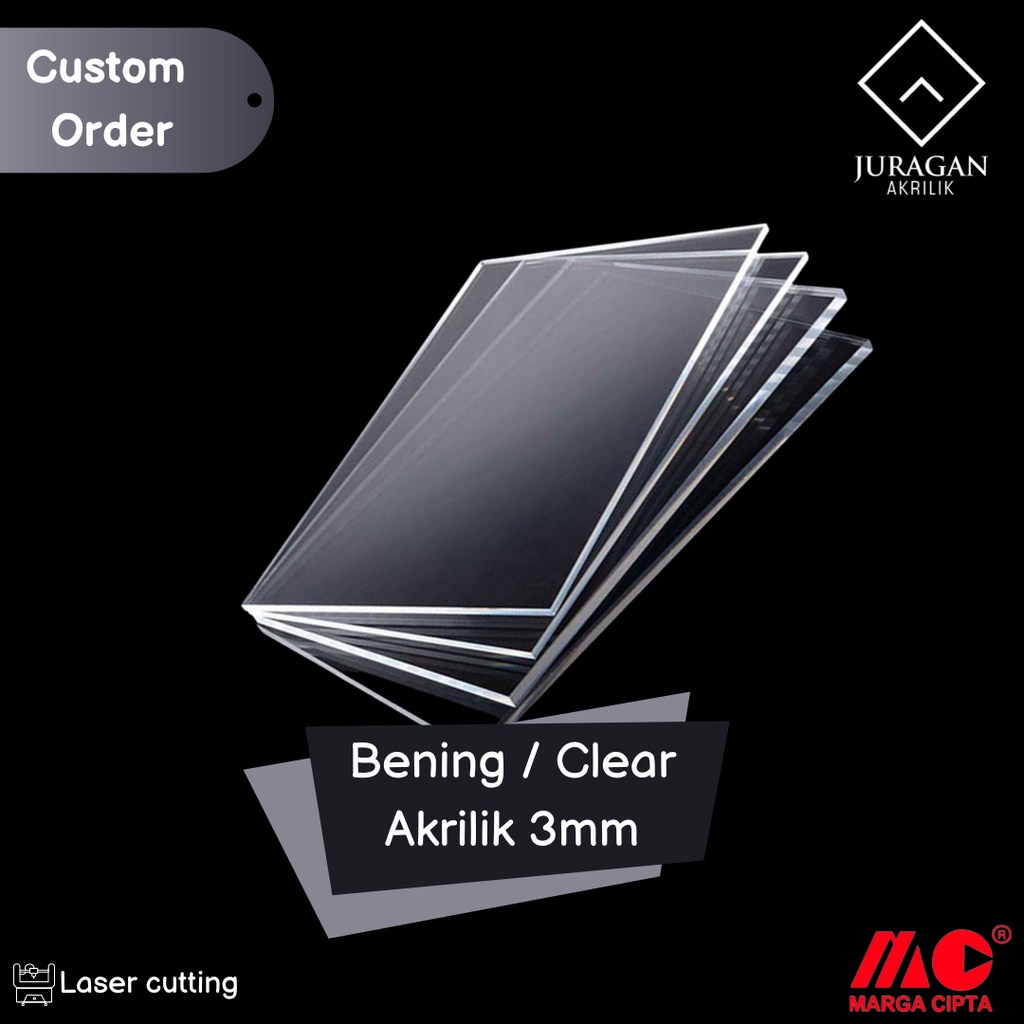 

Akrilik Marga Cipta Bening 3mm Rp33 / cm persegi