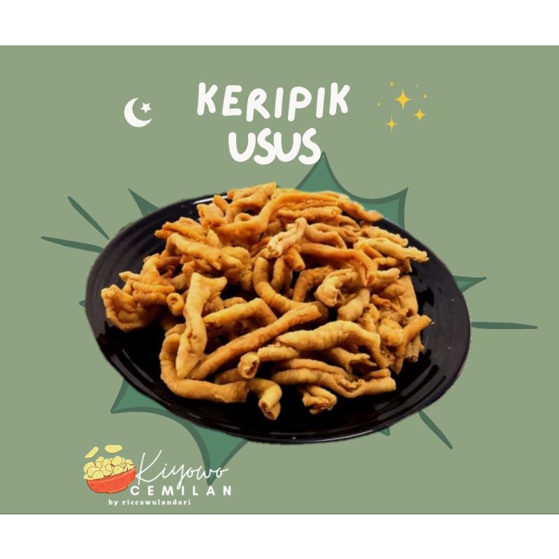 

KERIPIK USUS 100GR BY KIYOWO CEMILAN