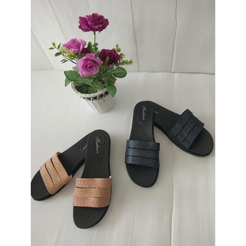 sogo Import SANDAL SELOP Sandal Wanita Murah Slip Casual Teplek Sandal Cewek Flat