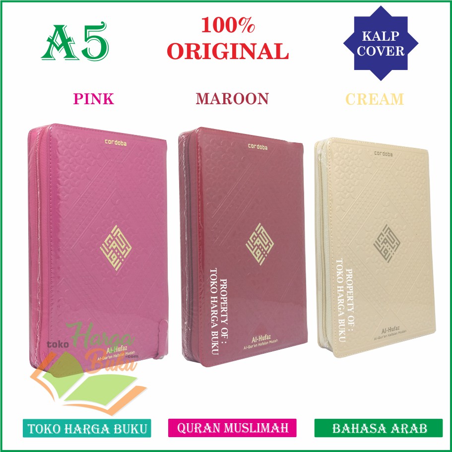 Foto Al-Quran Hafalan Muslimah Al-Hufaz A5 Jaket Resleting