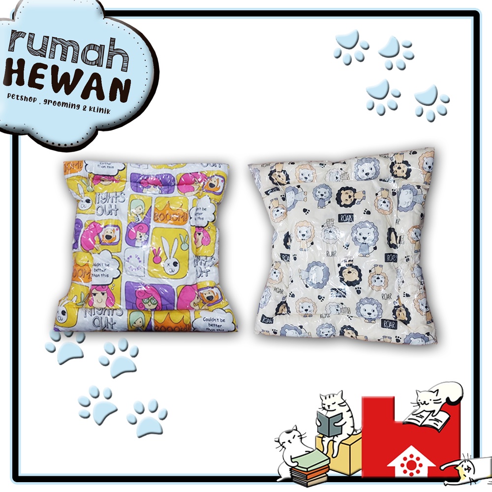 Kasur Kucing &amp; Anjing Motif Animasi 45x45