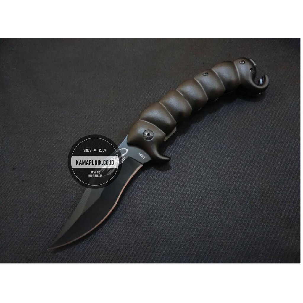 Best Item! PS LIPAT SCORPION BLACK FOLDING