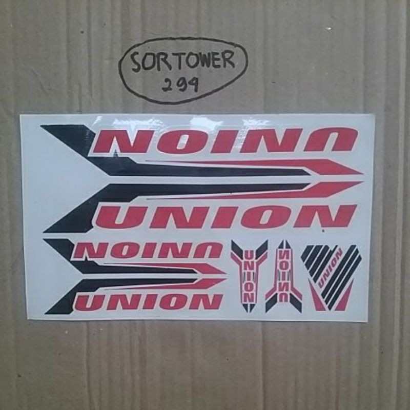 Sticker sepeda Mini bmx UNION 1 pcs