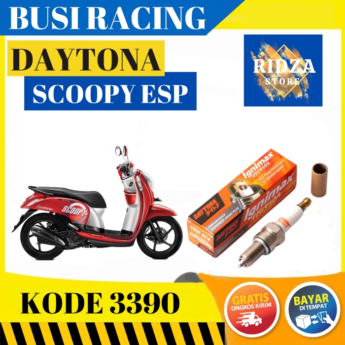 BUSI RACING DAYTONA ORIGINAL HONDA SCOOPY ESP  IRIDIUM 3390