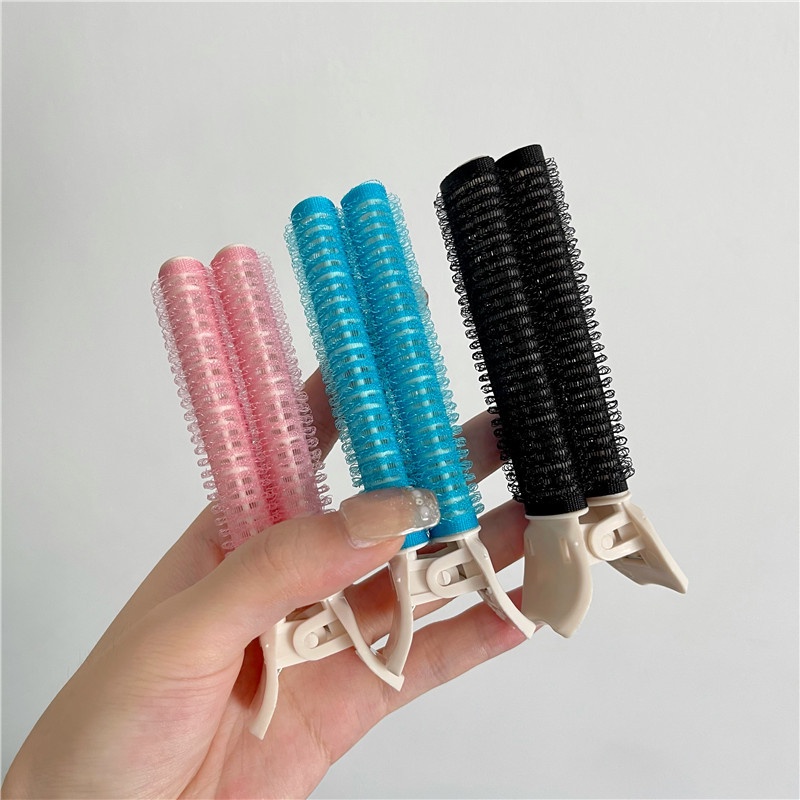 1PC Ins Hair Root Fluffy Artifact Hairclip Head Curling Bangs Hairpin