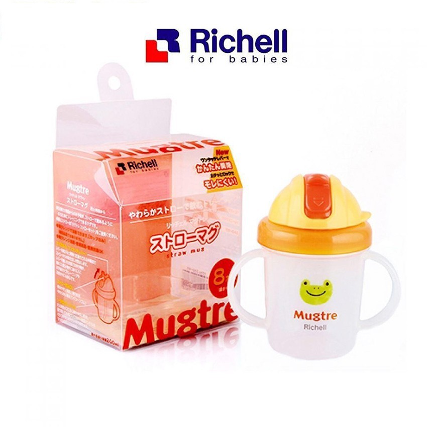 Richell Mugtre Straw Mug - 98591 Botol Minum Anak