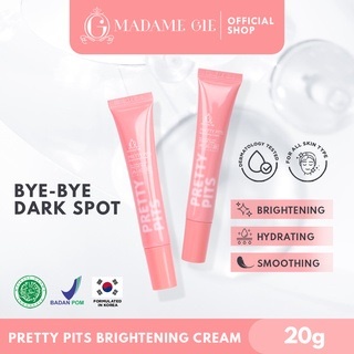 Madame Gie Pretty Pits Brightening Cream - Krim Pencerah Lipatan Kulit Tubuh - JB