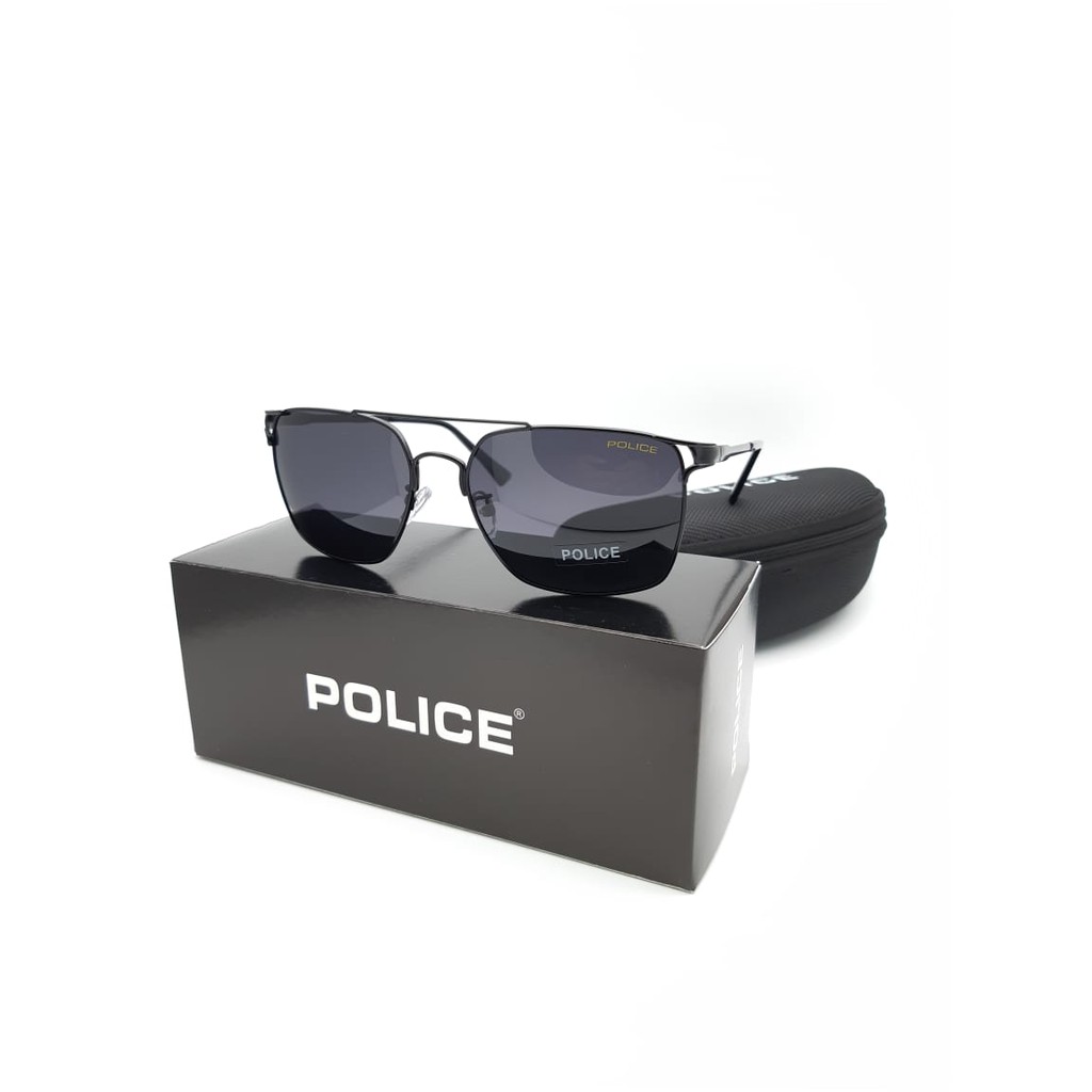 Sunglass - Fashion Pria - Kacamata Hitam Pria - Kacamata Hitam Pria Police A8319 Lensa Anti UV