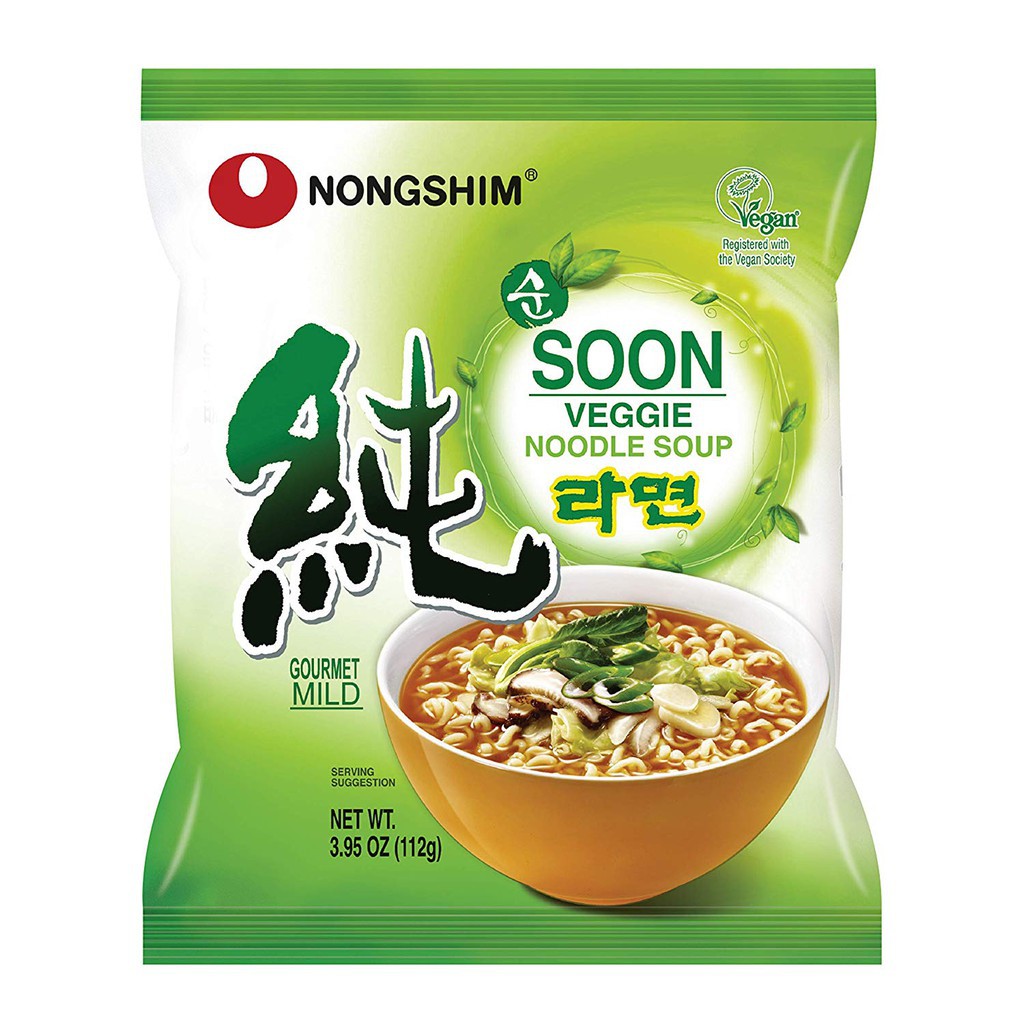

Nongshim Soon Veggie Ramyun Noodle Soup 112 gr