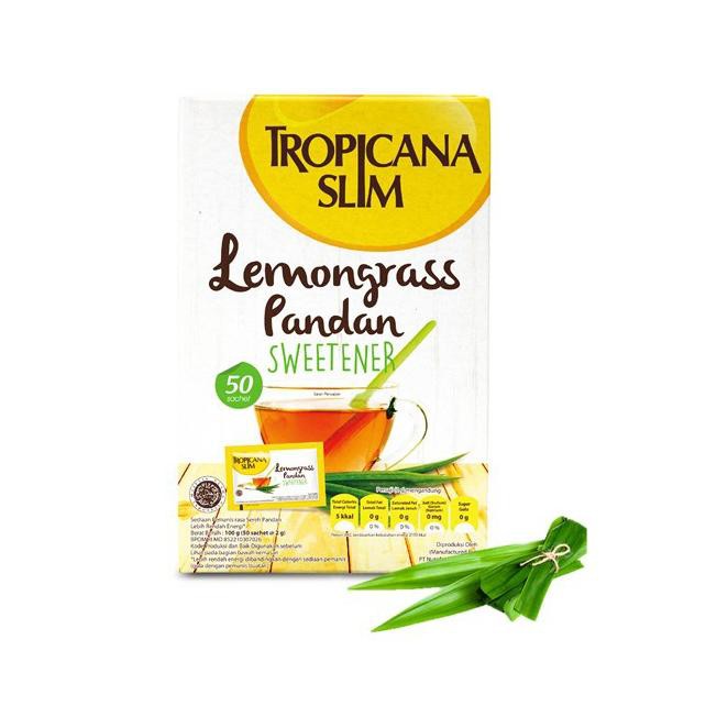 

[KODE BARU 935] Tropicana Slim Sweetener Lemongrass Pandan 100 gr TERBARU!!!