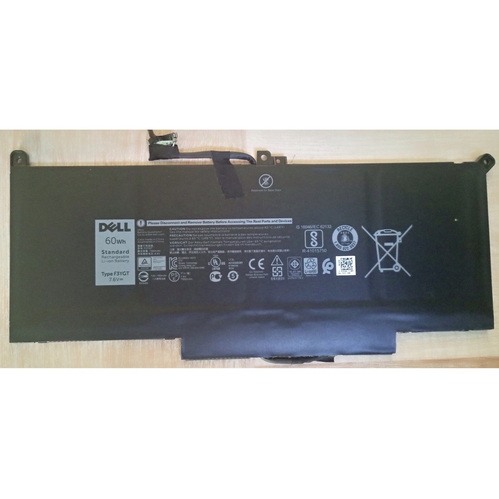 Baterai Laptop Dell Latitude 7490