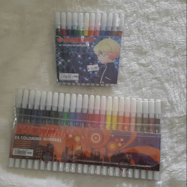 

Spidol snowman / Montana 12 warna