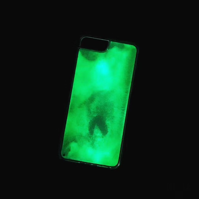 Watercase Glow Green Iphone Samsung Huawei A30s A50s S6 S7 S8 S9 S10 Note 10 8 9 plus xs 6 7 8  Xr