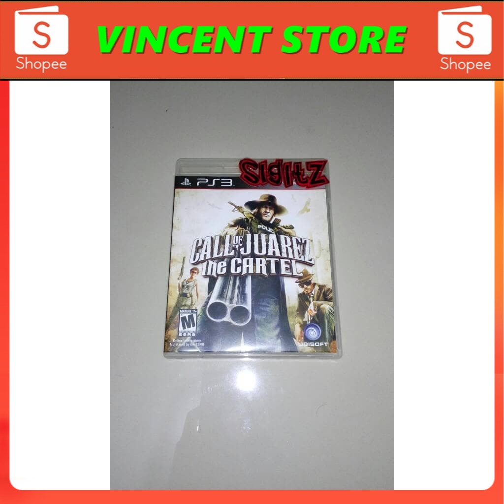 PRODUK ORIGINAL bd PS3 kaset game CALL OF JUAREZ the cartel