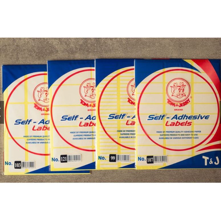 

Label Sticker / Stiker (Merk: Tom & Jerry / Star)