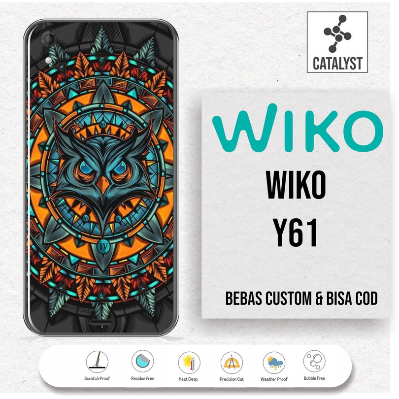 (Buy 1 Get 2) Garskin Skin Infinix Note 30 Kode - Owl Mighty Orange Bisa Custom - Sticker Case