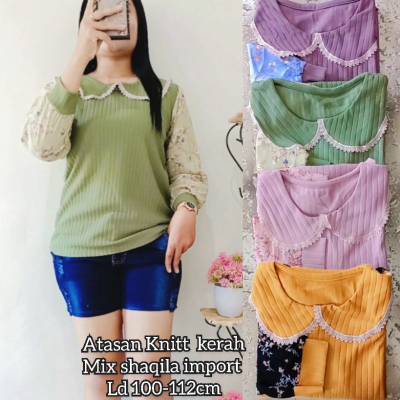 Atasan rajut import-rajut 2