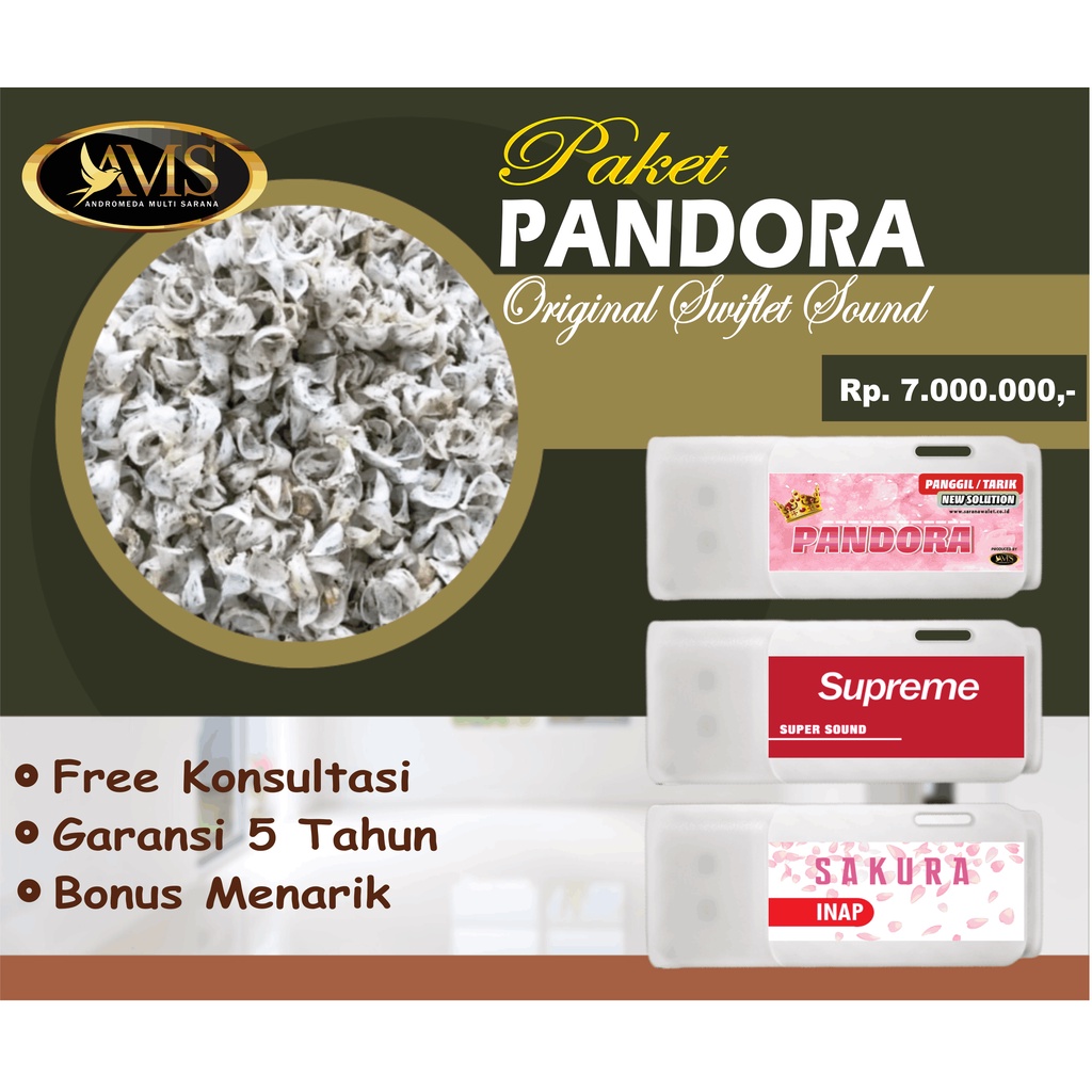 Paket Pndora (Suara Walet)