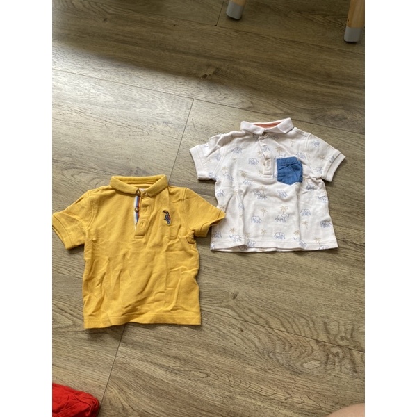 Preloved Gingersnaps polo shirt bayi 3-6 bulan