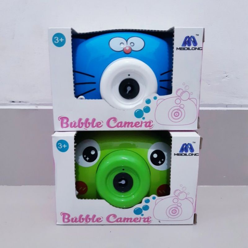 Mainan Bubble Camera Gelembung Sabun Batere Buble Kamera Bola Air Anak