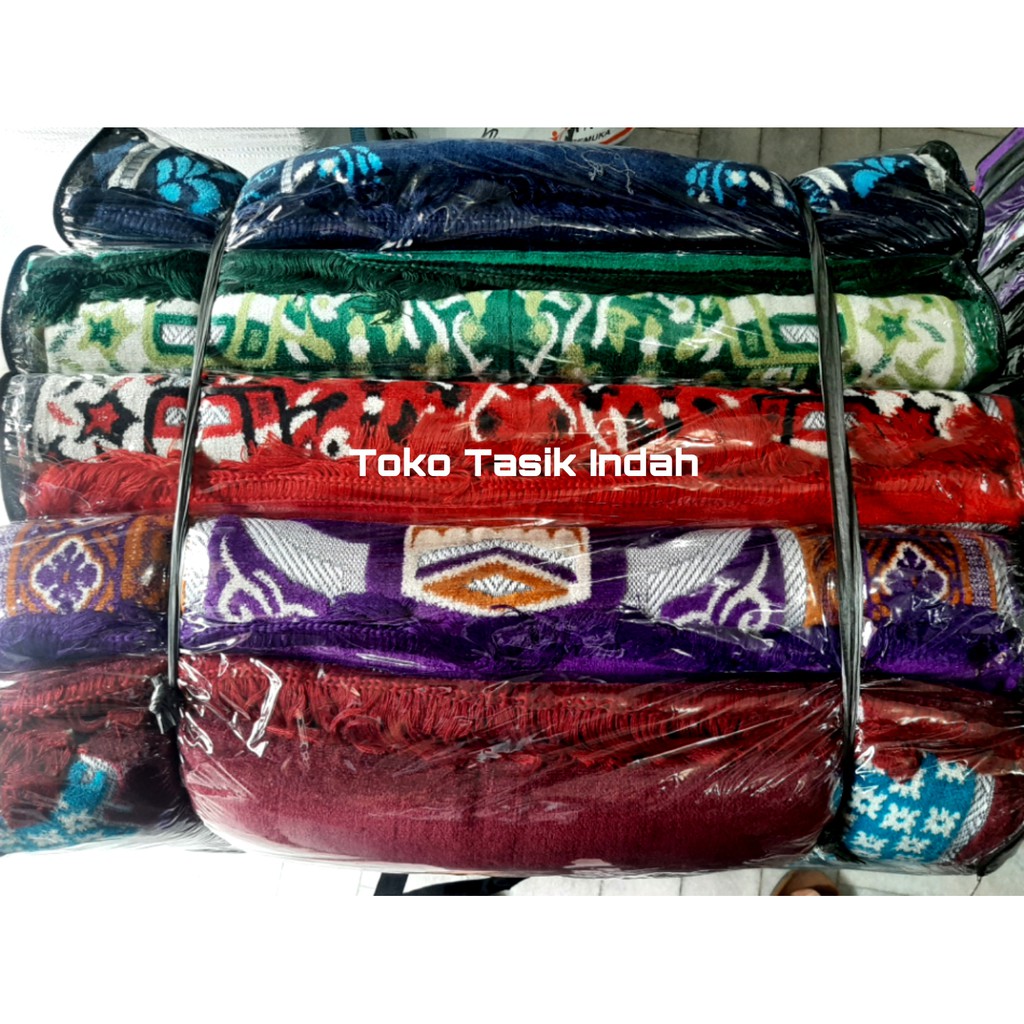 Sajadah Busa Turki Tebal dan Empuk Resleting Nurtex ukuran Jumbo 70x110