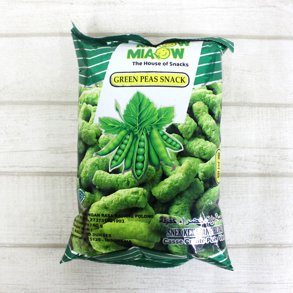 

MIAOW-MIAOW GREEN PEAS 60GR