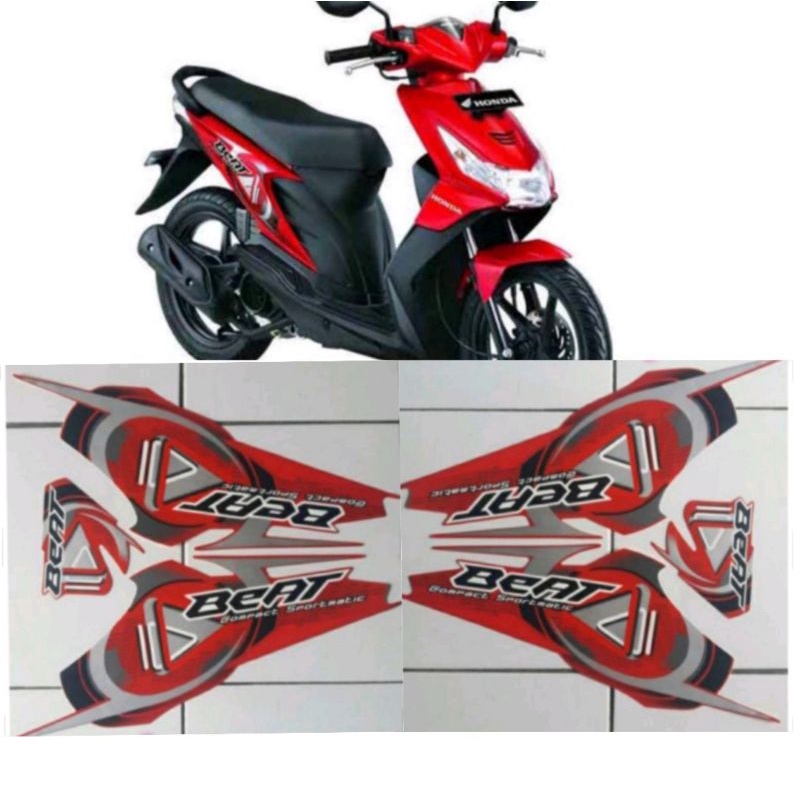 STIKER LIST BODY MOTOR HONDA BEAT CW KARBU 2009/2010