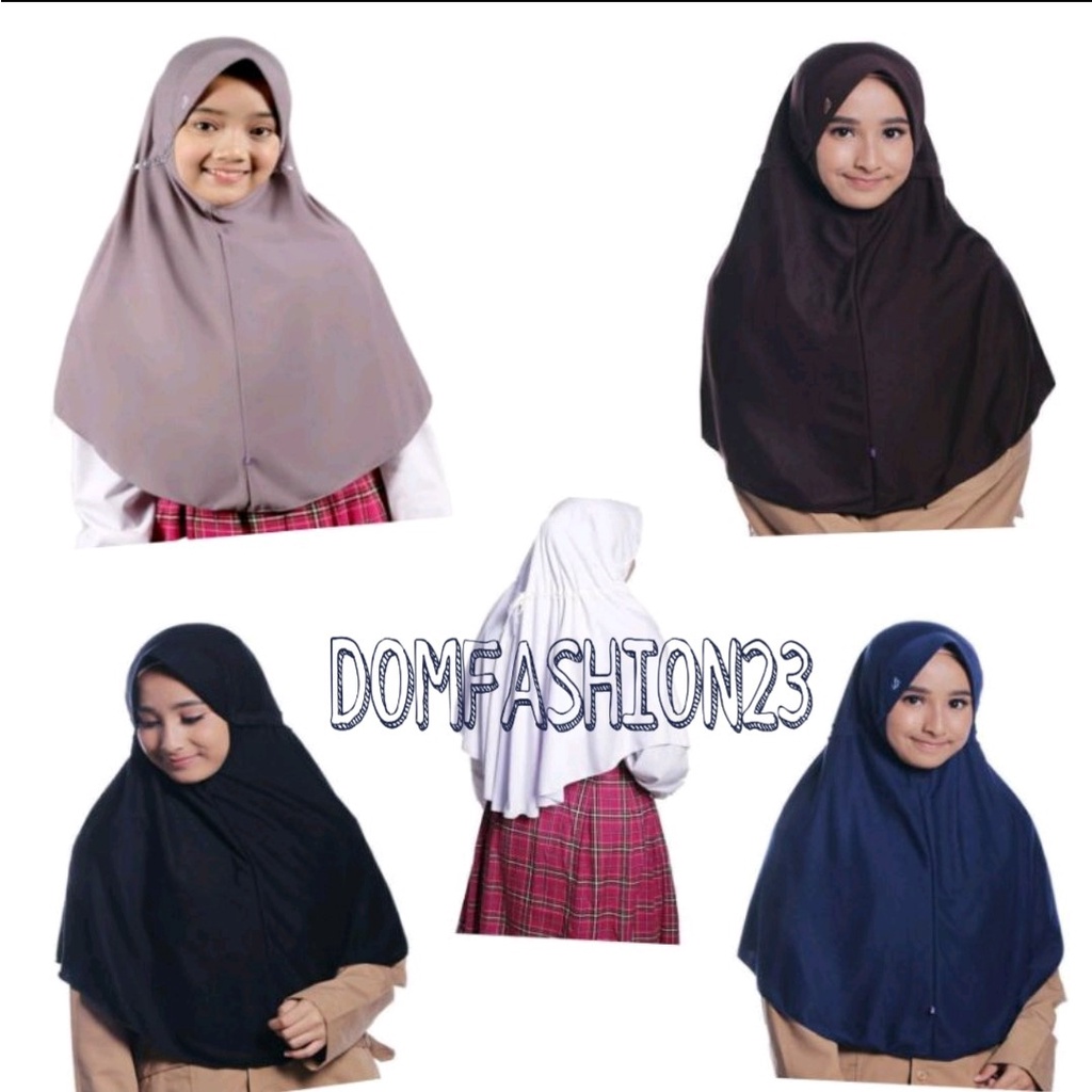 JILBAB ANAK SEKOLAH//.KERUDUNG INSTAN EL RAHMA//RABBANI KW