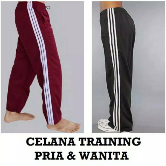Celana Panjang Training Panjang Pria Cewek Cowok Ukuran Standart Miuni Murah