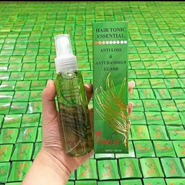 Hair Tonic Essential Green Anti Loss Tonic Rambut Rontok Hair Tonic Essential Warna Hijau Shopee Indonesia