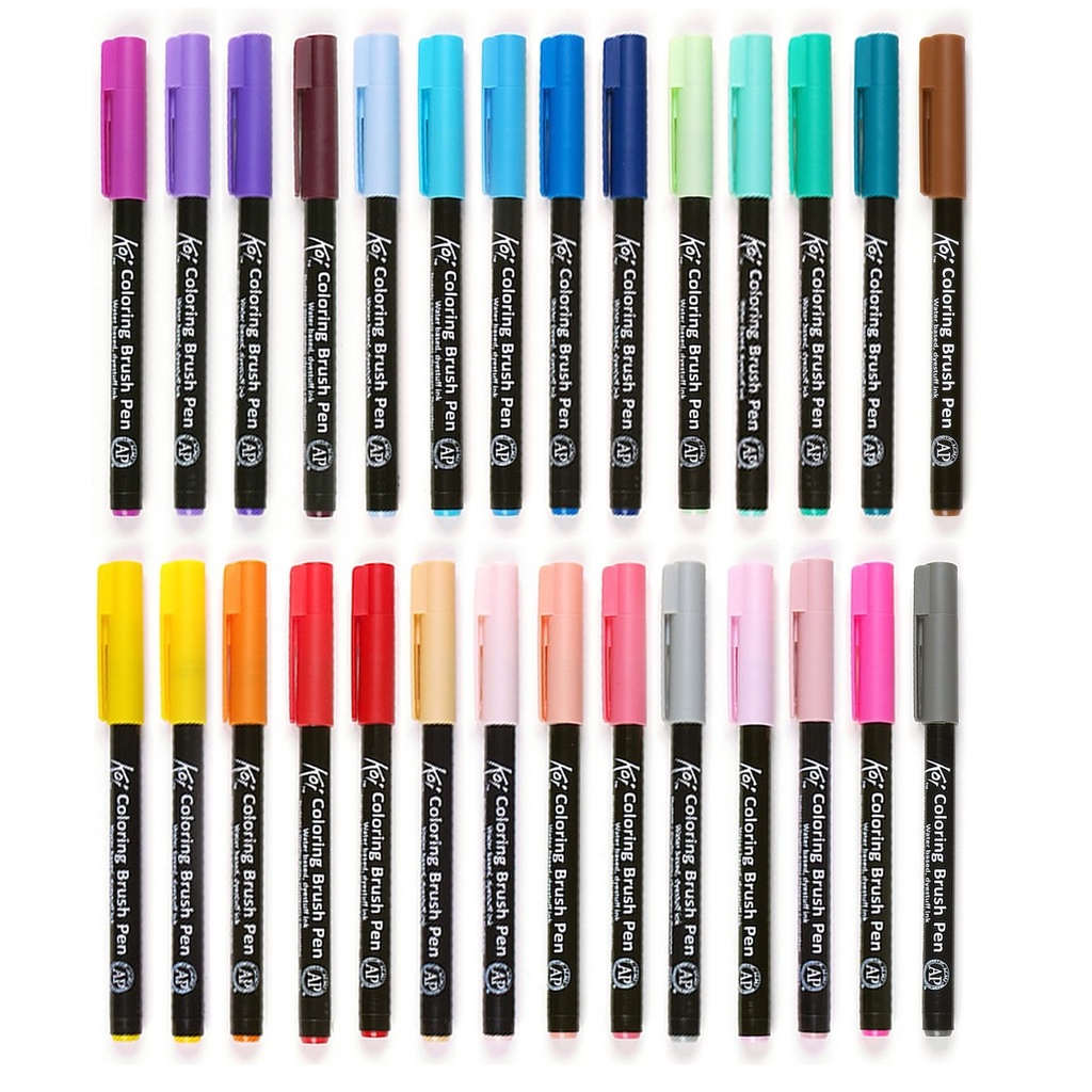 

Sakura Koi Coloring Brush Pen (Secondary Colour) - Gratis Kertas Latihan Lettering // Dimino