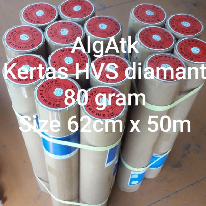 

DIAMANT COPY. KERTAS HVS ROLL UKURAN A1 ( 62cm x 50m ). Star Seller Termurah