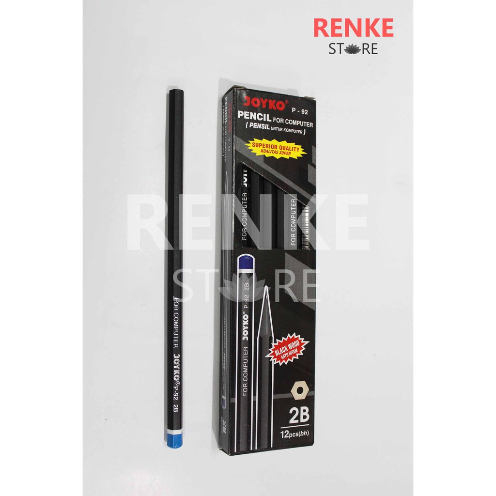 

Pensil 2B Joyko Kayu Hitam P-92