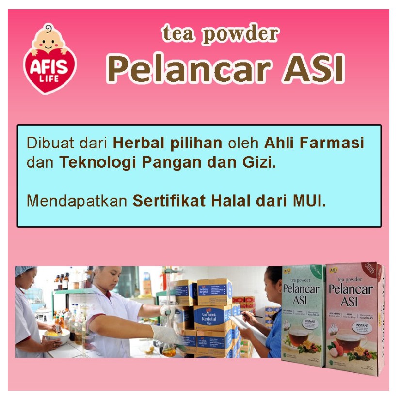 Afis Tea Powder Pelancar Asi - Asi Booster CBKS