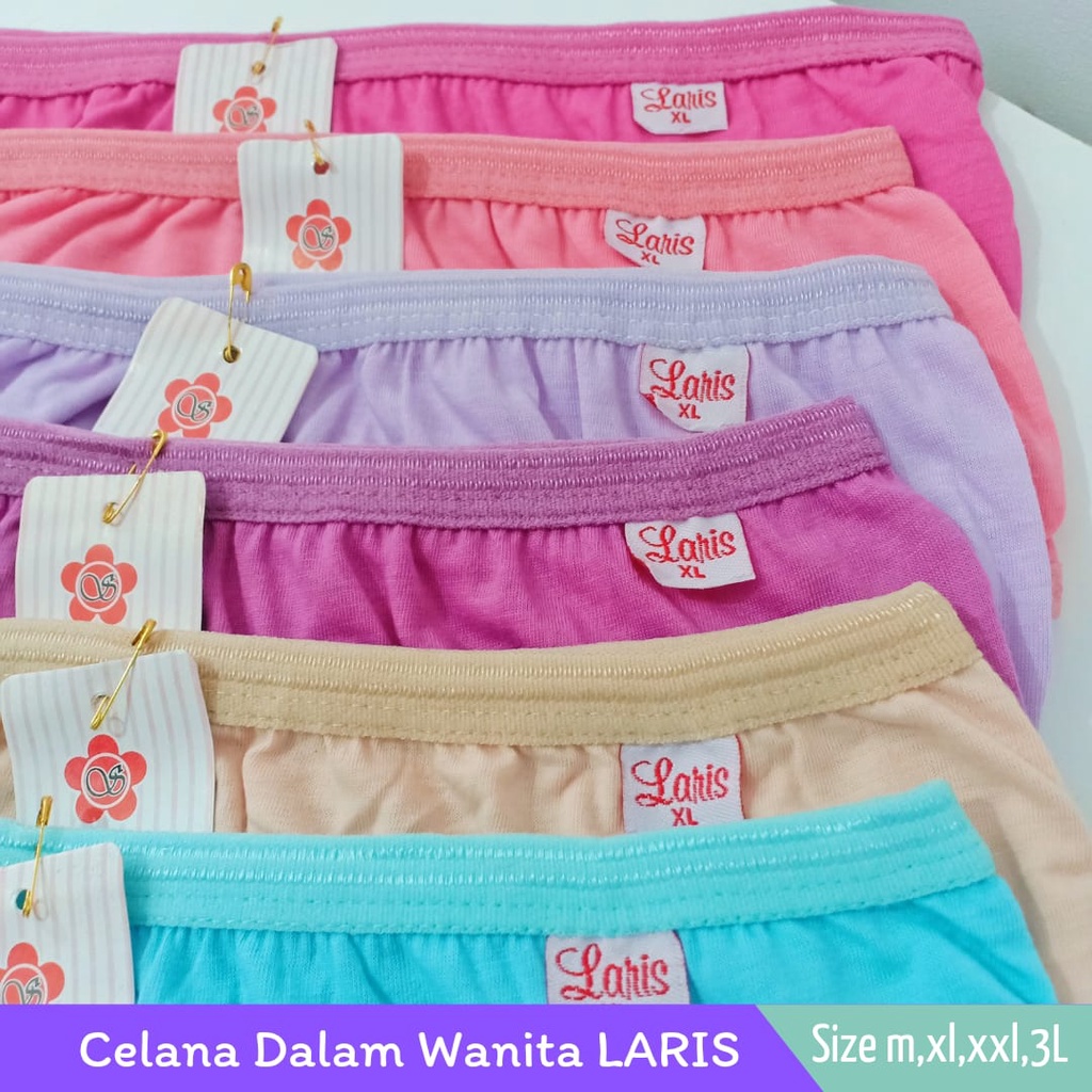 CD Celana Dalam Wanita Perempuan Dewasa Polos/Undies Cewek Esse Ukuran Jumbo M L XL XXL XXXL Nyaman Dipakai | Bisa Cod